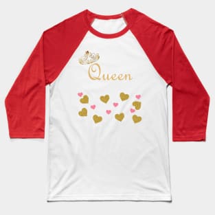 Queen of Hearts Baseball T-Shirt